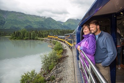 AK - Alaska railroad - GoldStar Service -Viewing Platform 2