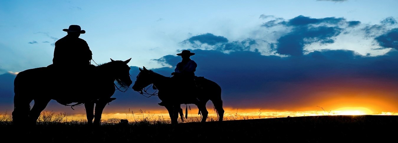 TX, Cowboys sunset 