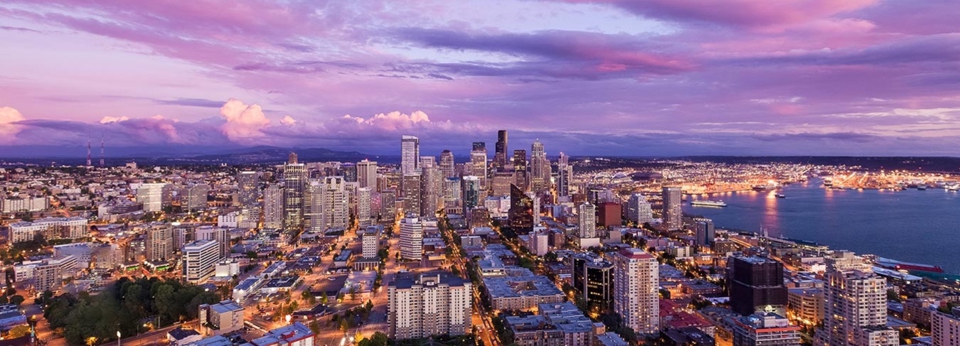 WA, Seattle Cityscape